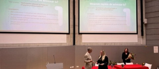 Jaymie Dobbelsteen winnaar van de Jan Molenwijkprijs